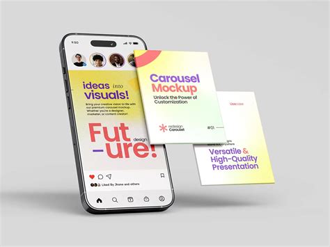 Free Instagram Carousel Mockup Set – Multi-Slide Social Media Template