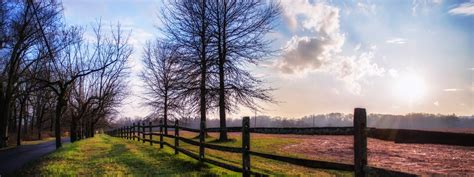 Download wallpaper field, autumn, the fence, section nature in ...
