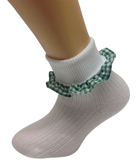 Girls Soft White Cotton Ankle Socks Turn Over Top 3 | Desertcart INDIA