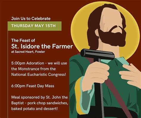 St. Isidore the Farmer Feast Day, 107 E. Main St. , Fowler, IN, United ...