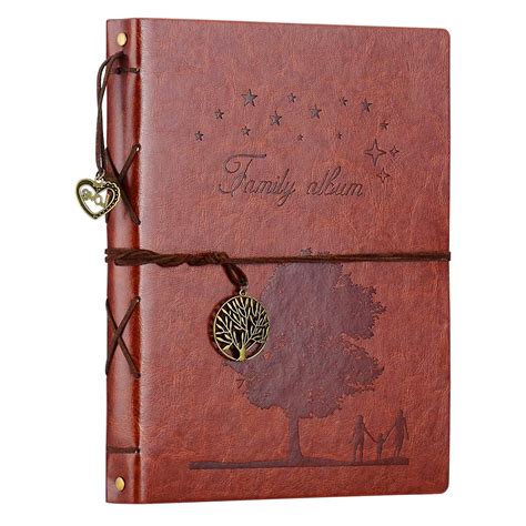 Scrapbook Photo Album,ZEEYUAN Large Family Photo Album"Growth Tree ...