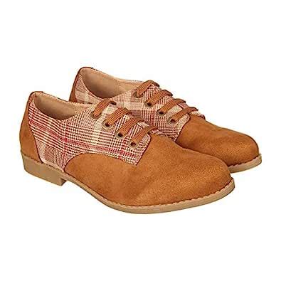 Buy Flat n Heels Womens Tan Casual Shoes FnH 168-2-TAN at Amazon.in