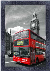 pnf London Landscape Scenery Wood Photo Frames with Acrylic Sheet ...