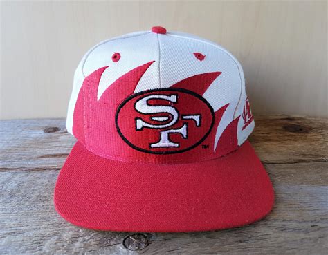 SAN FRANCISCO 49ers Official NFL Sharktooth Snapback Hat Vintage 90s ...