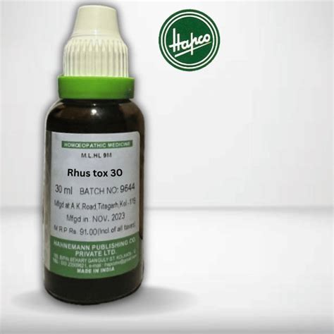 HAPCO RHUS TOX 30