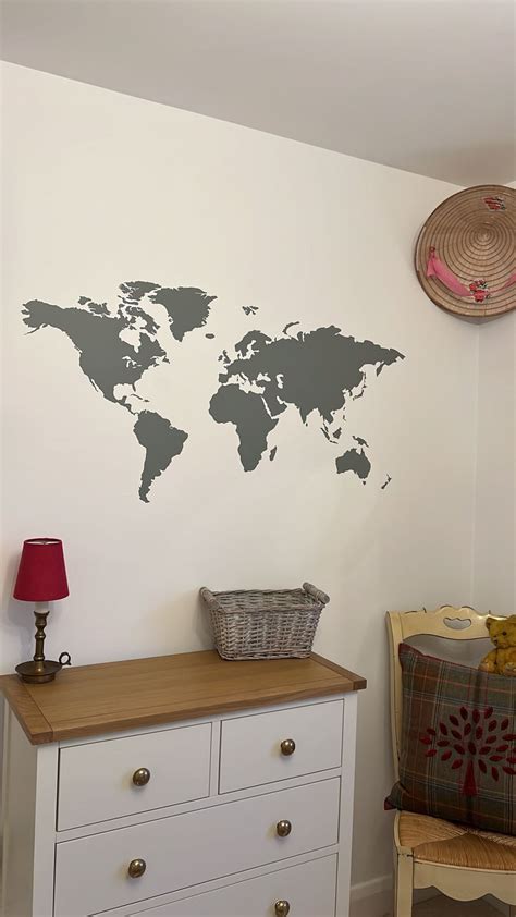 World Map Wall Sticker 的图像结果