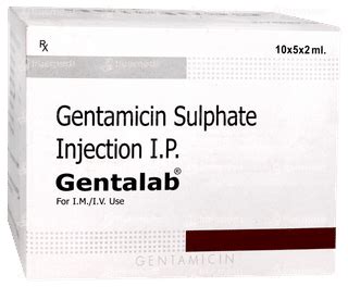 Gentalab 40 Mg Injection 2 Ml - Uses, Side Effects, Dosage, Price ...