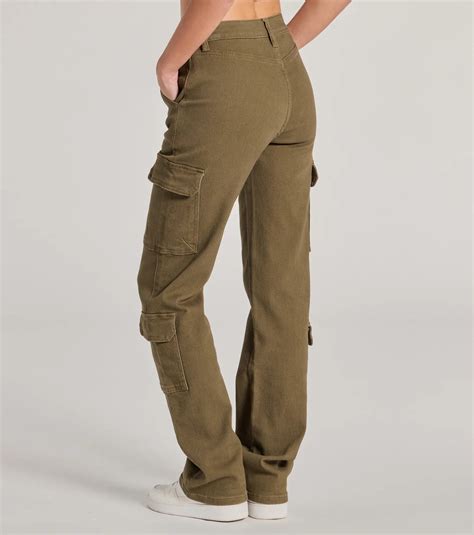 Women's Olive Green Pants & Windsor