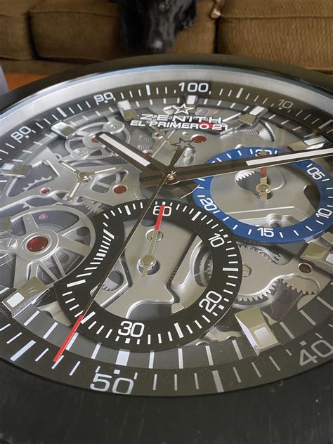[WTS/WTT] Zenith El Primero Defy 21 Wall Clock - Black : r/Watchexchange