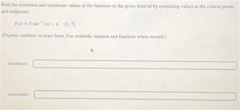 Image result for Max and Min Values of Functions