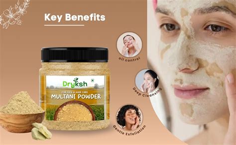 Multani Mitti Powder 300g – 100% Pure & Natural Fuller’s Earth Clay for ...