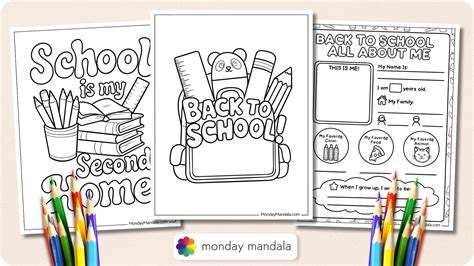 Picture of School Stationery Coloring Pages 的图像结果