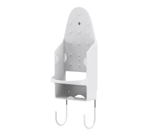 White anti-flame iron board holder and board hanger