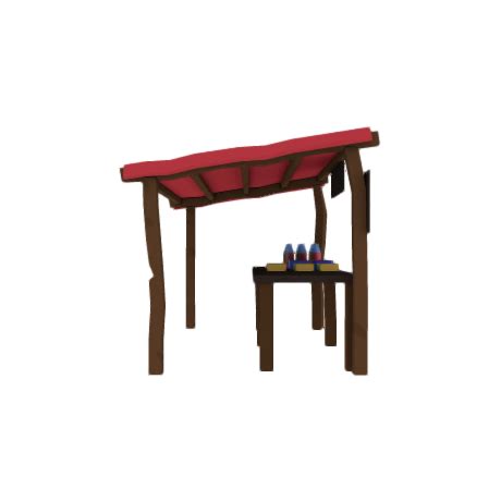 p3d.in - camping store red nft