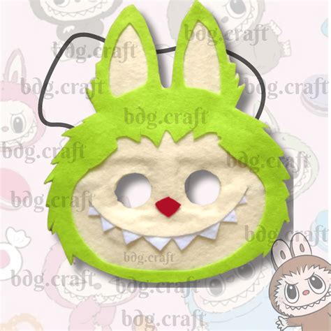 Jual labubu mask cosplay topeng flanel haloween | Shopee Indonesia