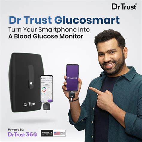 Dr Trust USA Blood Glucose Meter, Blood Sugar Test Machine