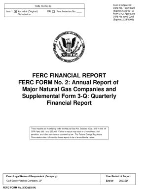 Fillable Online ferc form 2 Fax Email Print - pdfFiller