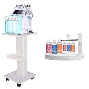 Hydrafacial Trolley Cart with Hydra Facial Serums Solutions Combo ...