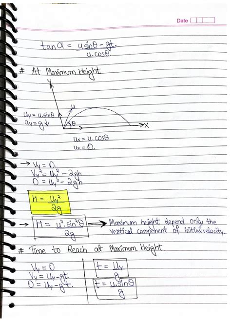 Image result for Graphs of for Projectile Motion Class 11