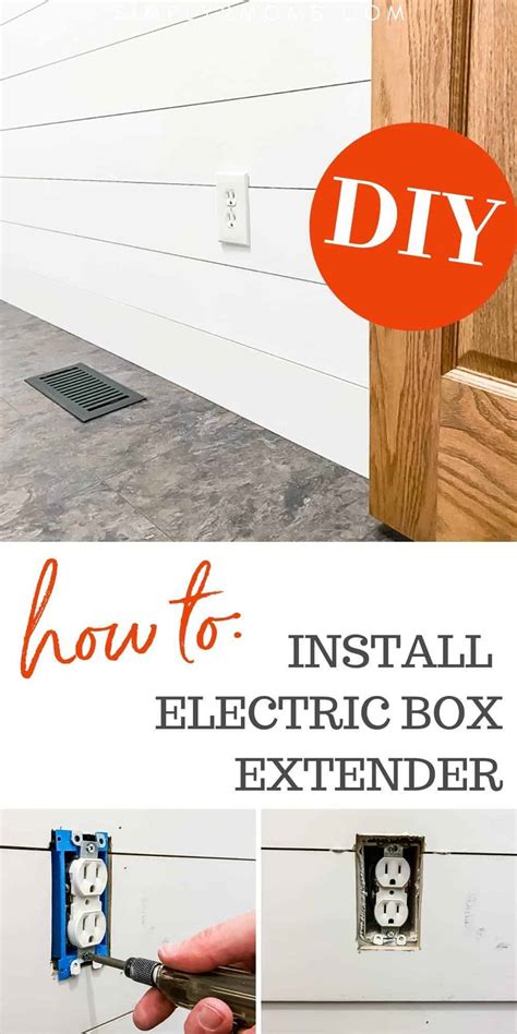 Image result for Electrical Box Extender Installation