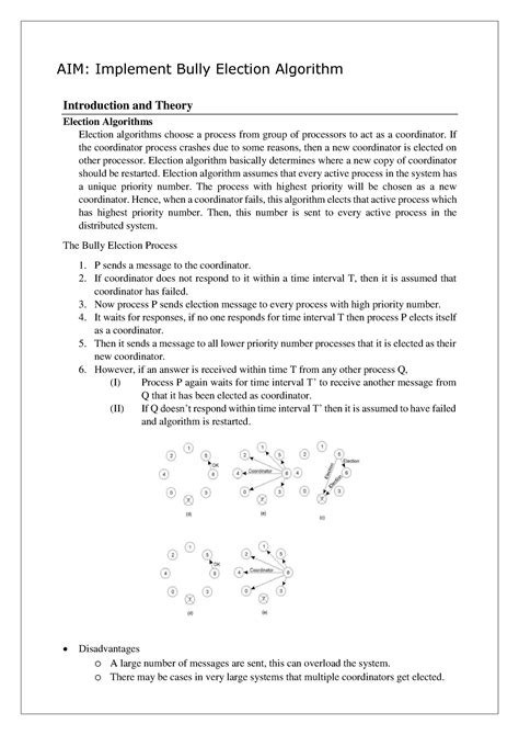 Image result for Bully Algorithm in Distributed System