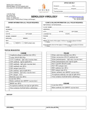 Fillable Online www.pdffiller.com524602230--Serology-VirologyFillable ...