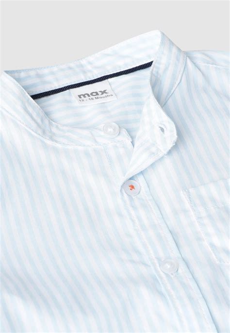 Buy Boys Striped Mandarin Collar Shirt Online at just Rs. 499.0 ...