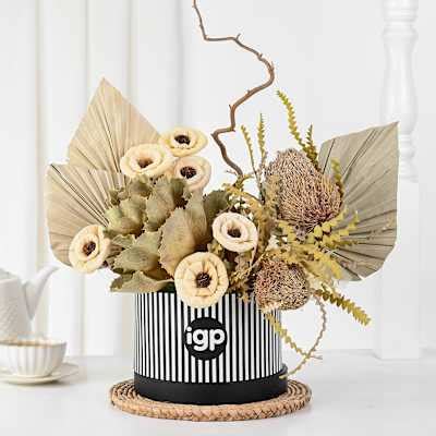 Timeless Grace Dry Flower Arrangement: Order Flowers Online ...