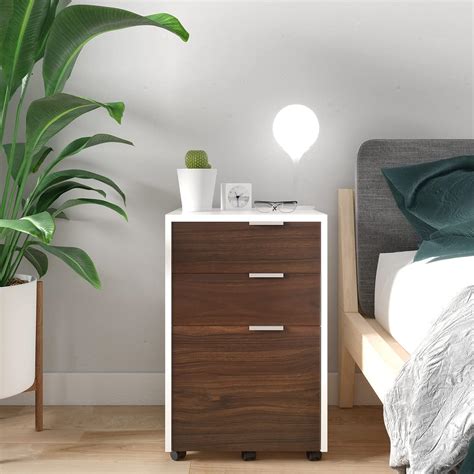 Buy LAPTAIN 3 Drawers Mobile File Cabinet Under Desk, Vertical Filing ...