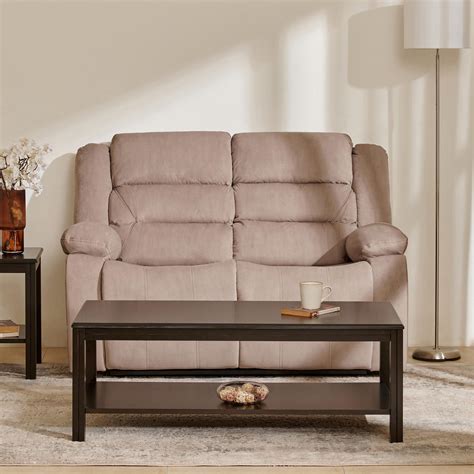 Buy Cairo NXT Fabric 2-Seater Recliner - Beige from Home Centre at just ...