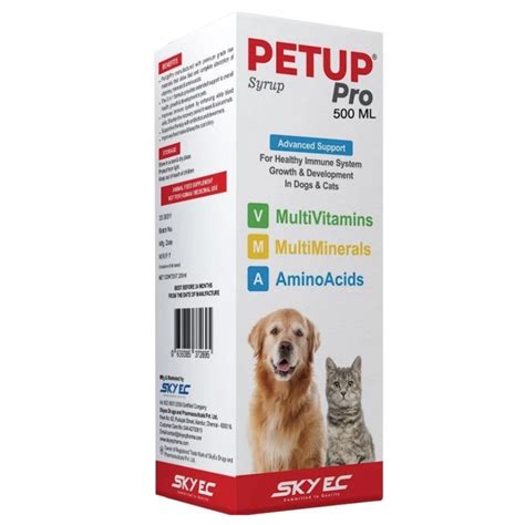 Buy Skyec Petup Cat and Dog MultiVitamin Online in India | Supertails