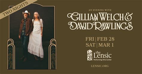 An Evening with Gillian Welch & David Rawlings - Santa Fe, NM, Lensic ...
