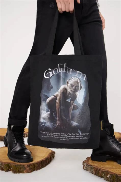 Torba bawełniana z kolekcji The Lord of the Rings kolor czarny - MEDICINE