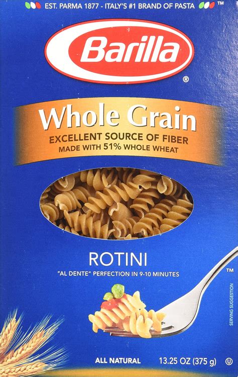 Amazon.com : Barilla Whole Grain Pasta, Elbows, 16 Ounce (Pack of 8 ...