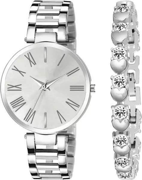 Buy Stainless Steel Stylish Girls Watch Analog Watch - for Girls Steel ...