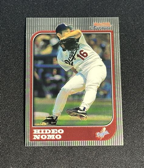 1997 Bowman Chrome Hideo Nomo #3 Baseball Card Los Angeles Dodgers | eBay