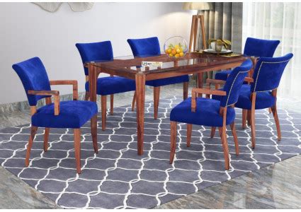 Buy 6 Seater Dining Table Sets Online Best Prices : Urbanwood