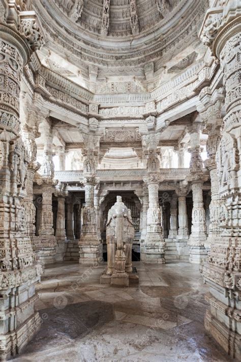 Interior Of Ranakpur Temple In Rajasthan Photo Background And Picture For Free Download - Pngtree