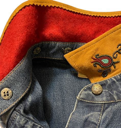 Vintage Yoakum Double D Ranch Women's Blue Denim Ligh… - Gem