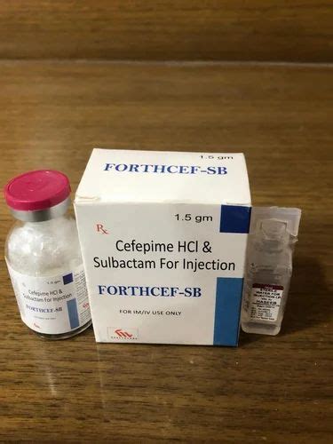 Pharmaceutical Injection - Cefepime HCl And Sulbactam For Injection ...