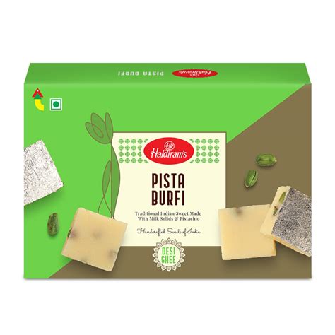Haldirams Special Pista Burfi 400g Fresh Indian Traditional Mithai No ...