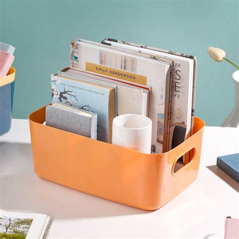 Multipurpose Storage Basket Orange Set Of 2 11 Inch Online - Premium ...
