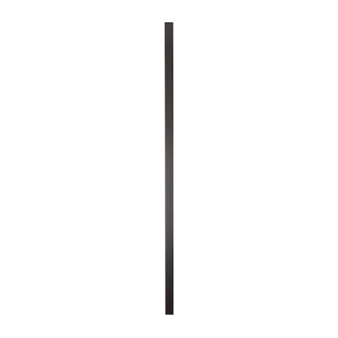 Deckorators 3/4-in x 26-in Bronze Aluminum Square Deck baluster 10 ...