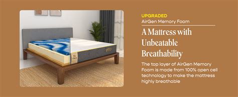 SleepyCat Ultima Mattress with AirGen™ Memory Foam | 8-inch | Medium ...