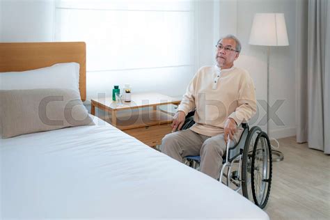 Old man in nursing home | Stock image | Colourbox