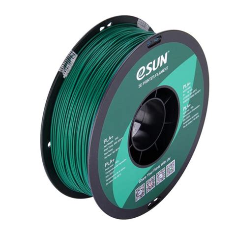 eSun 1.75mm PLA+ 1kg 3D Printing Filament Green Color – Robocraze