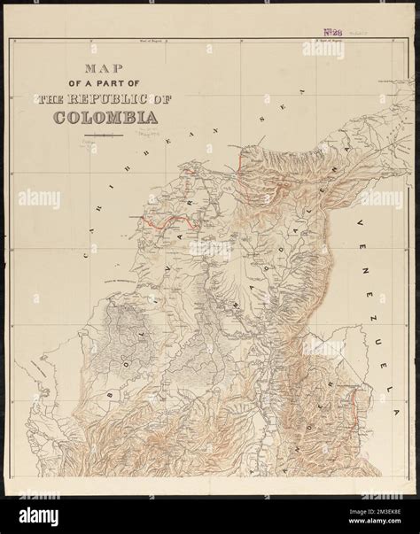 Map of a part of the Republic of Colombia , Colombia, Maps Norman B. Leventhal Map Center ...