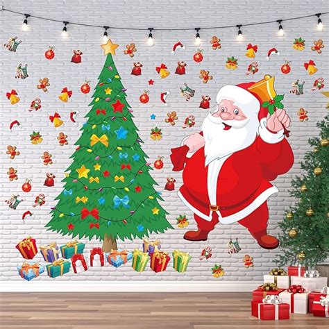 71 Pieces Christmas Bulletin Board Decorations Christmas Poster Board ...