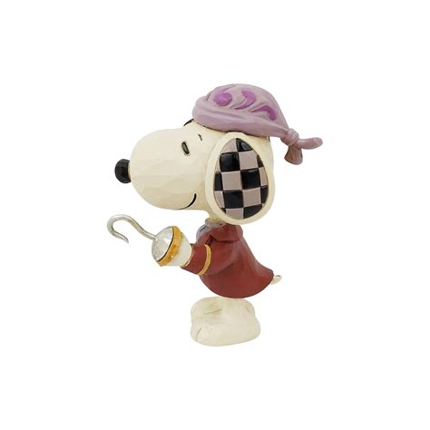 Enesco Jim Shore Peanuts Halloween Snoopy Pirate Miniature Figurine ...
