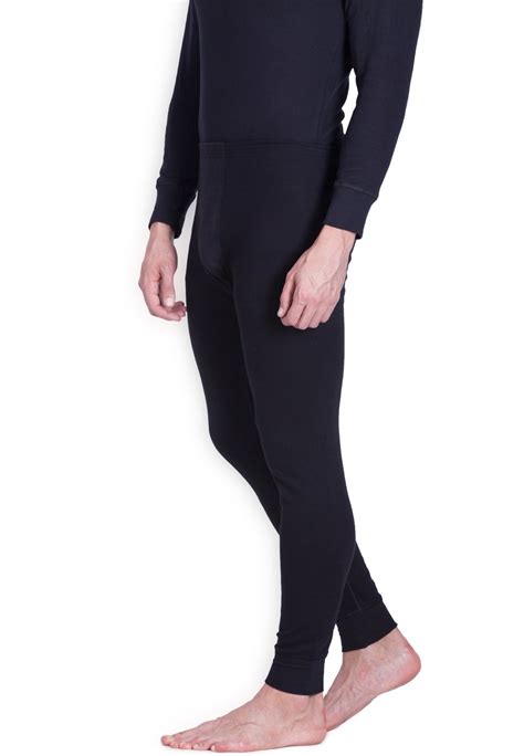 Buy Lux Inferno Mens Cotton Thermal Bottom (Inferno_BL_TRO_80_Black ...
